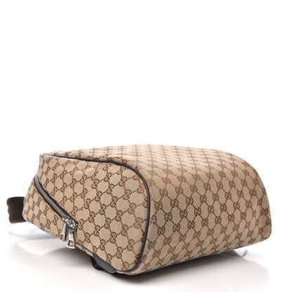 Gucci GG Monogram Travel Backpack Dark Brown 3 of 9