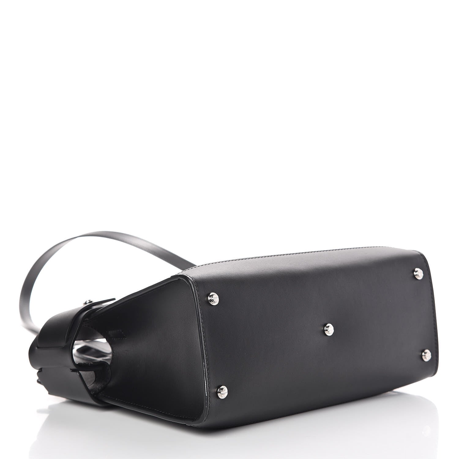 Givenchy Smooth Calfskin Small Horizon Satchel Black 4 of 11