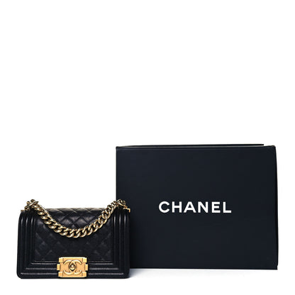 Chanel Caviar Quilted Small Boy Flap Black 11 of 11