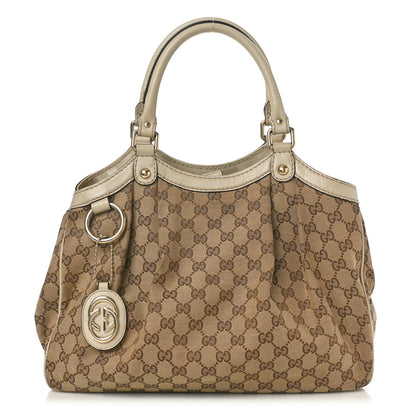 Gucci Monogram Medium Sukey Tote Off White 1 of 15