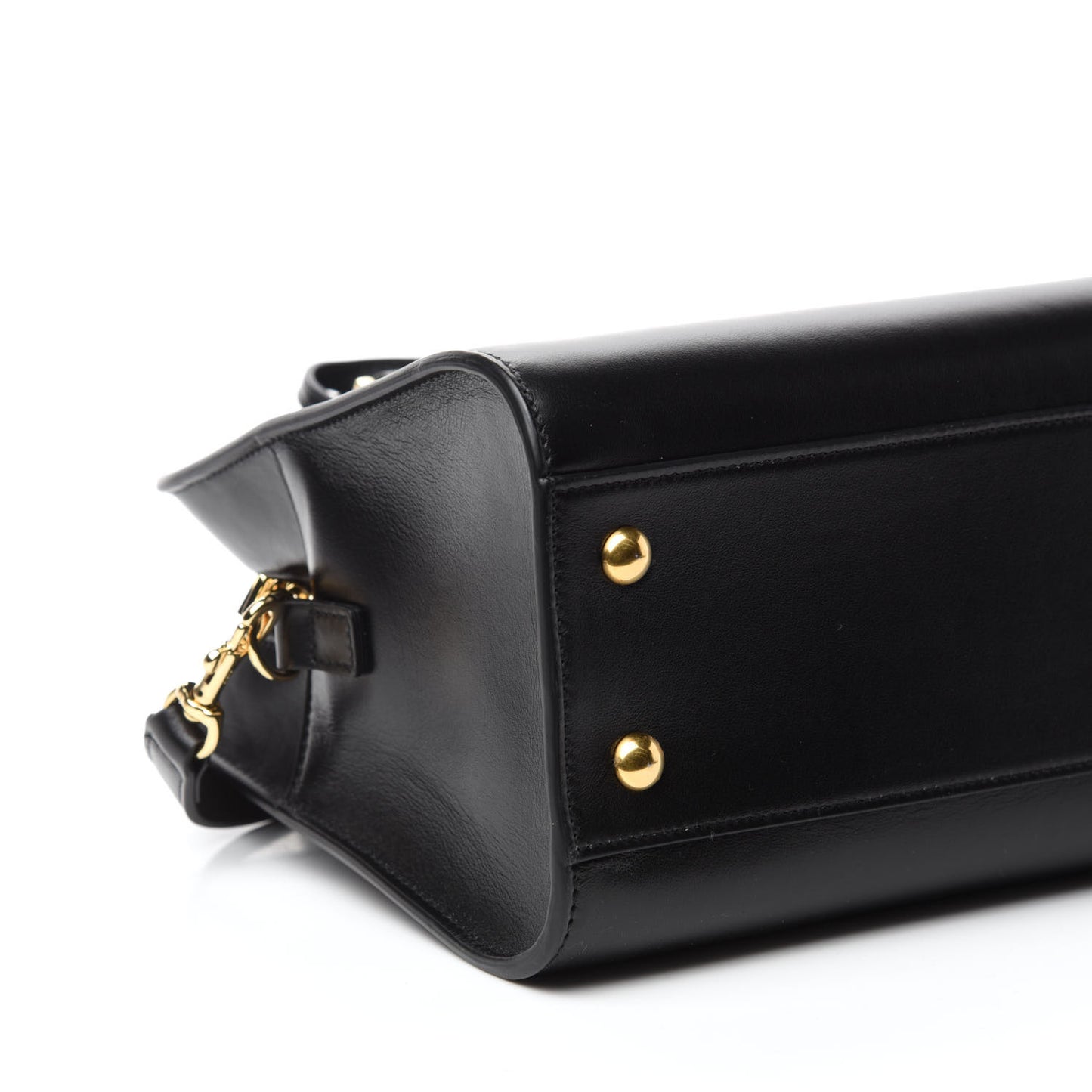 Calfskin Monogram Baby Cabas Black