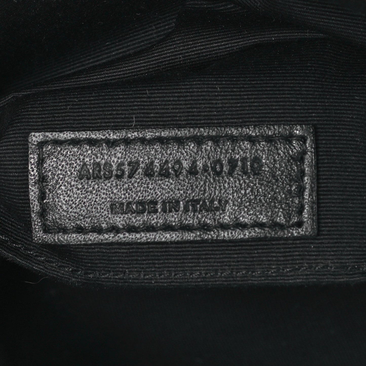 Calfskin Matelasse Monogram Lou Camera Bag Black