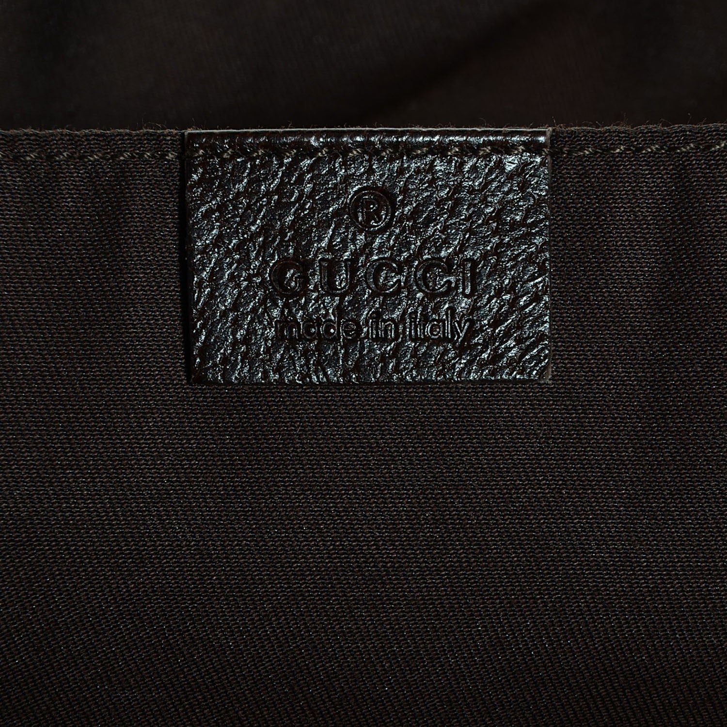 Gucci GG Monogram Medium Web Handle Vertical Tote Bag Dark Brown 5 of 7