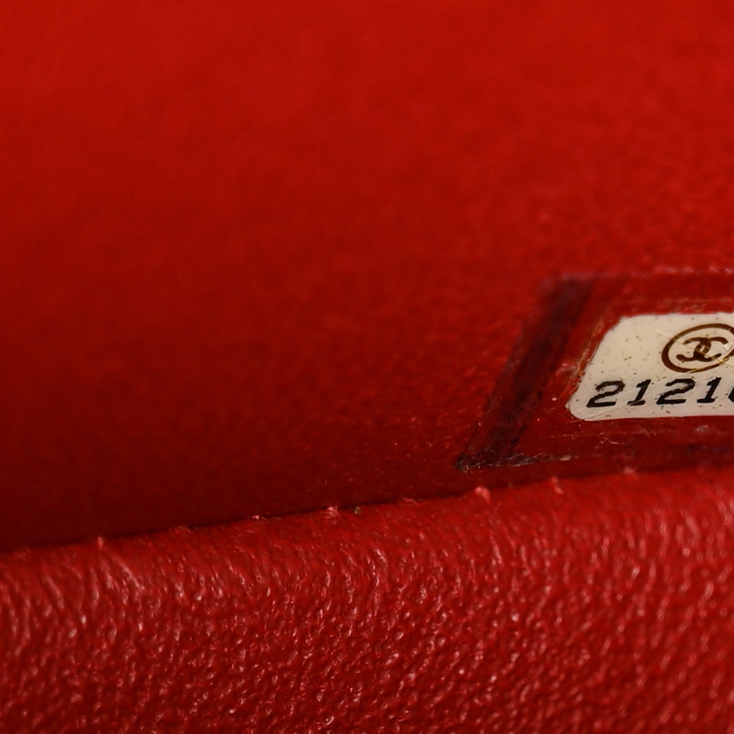 Caviar Quilted Mini Rectangular Flap Red