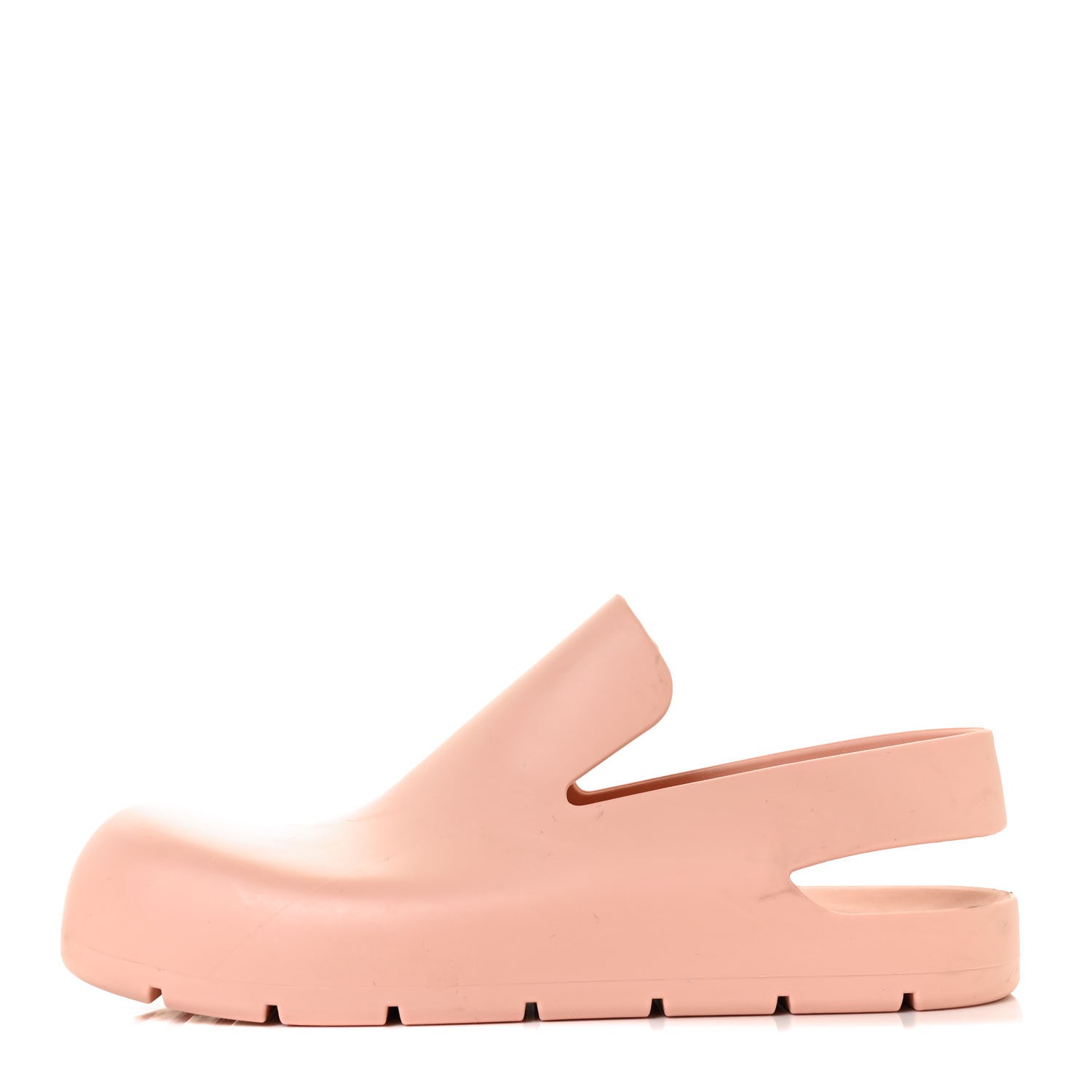 Bottega Veneta Rubber Puddle Sandals 37 Peachy 1 of 7