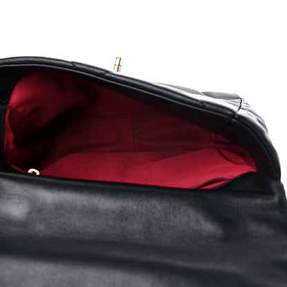 Chanel Lambskin Quilted Medium Chanel 19 Flap Black 5 of 13