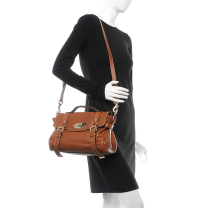 Mulberry Small Grain Calf Medium Alexa Oak 2 of 12