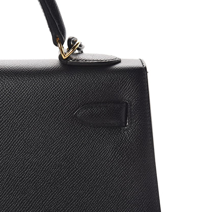 Hermes Epsom Kelly Sellier 32 Black 10 of 32