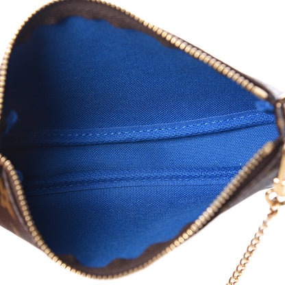 Louis Vuitton Monogram 2019 Christmas Animation Mini Venice Pochette Accessories Blue 4 of 5