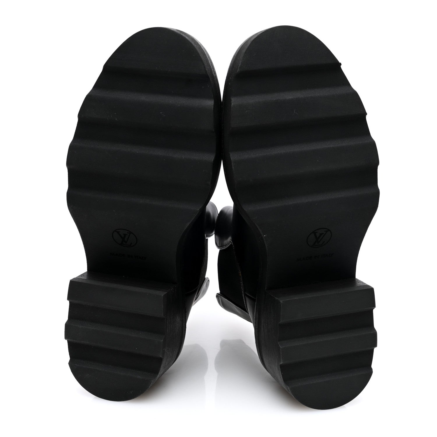 Louis Vuitton Calfskin Monogram Beaubourg Ankle Boots 39 Black 5 of 8