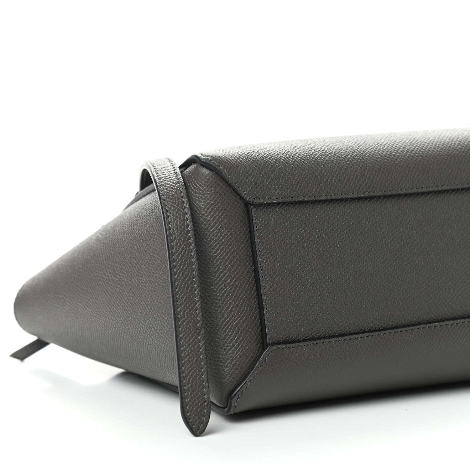 Celine Grained Calfskin Nano Belt Bag Grey 7 of 9