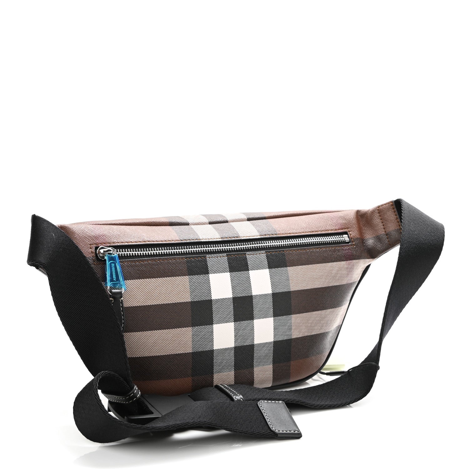 Burberry E-canvas Check Bum Bag Dark Birch Brown 3 of 11
