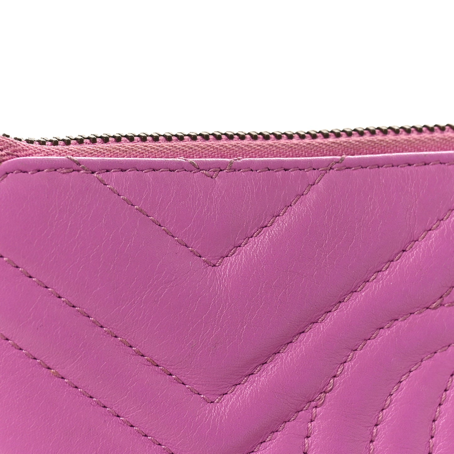 Calfskin Matelasse Mini GG Marmont Chain Bag Candy Mousse