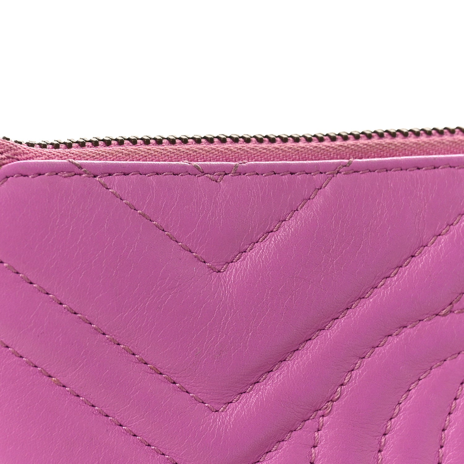Gucci Calfskin Matelasse Mini GG Marmont Chain Bag Candy Mousse 9 of 11