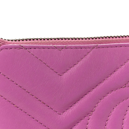 Gucci Calfskin Matelasse Mini GG Marmont Chain Bag Candy Mousse 9 of 11