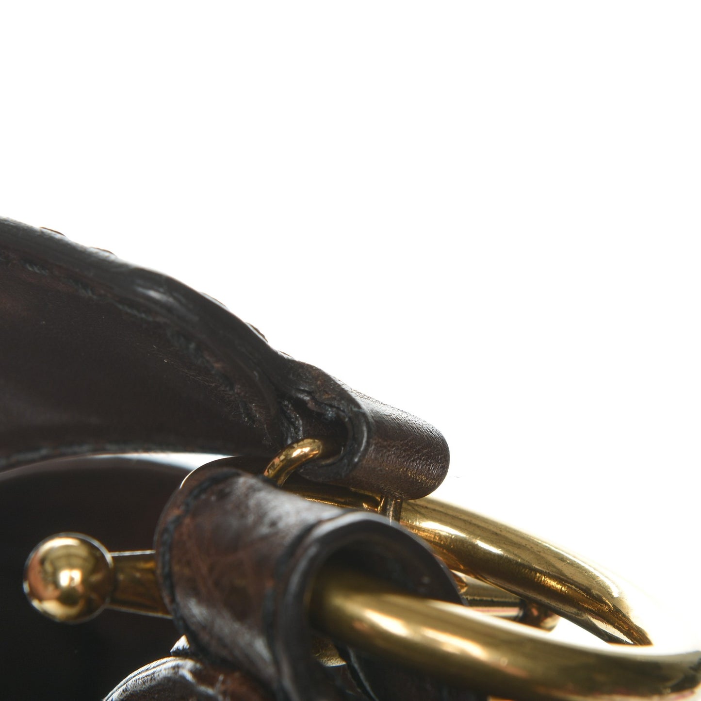 Monogram Large Jockey Hobo Dark Brown