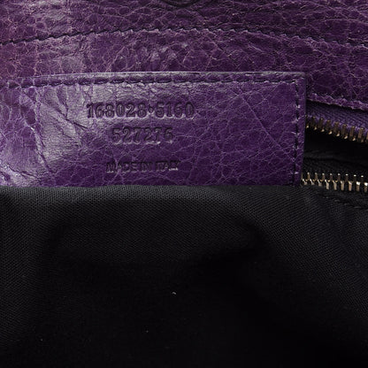Balenciaga Agneau Classic Gold Hardware Part Time Dark Violet 8 of 9