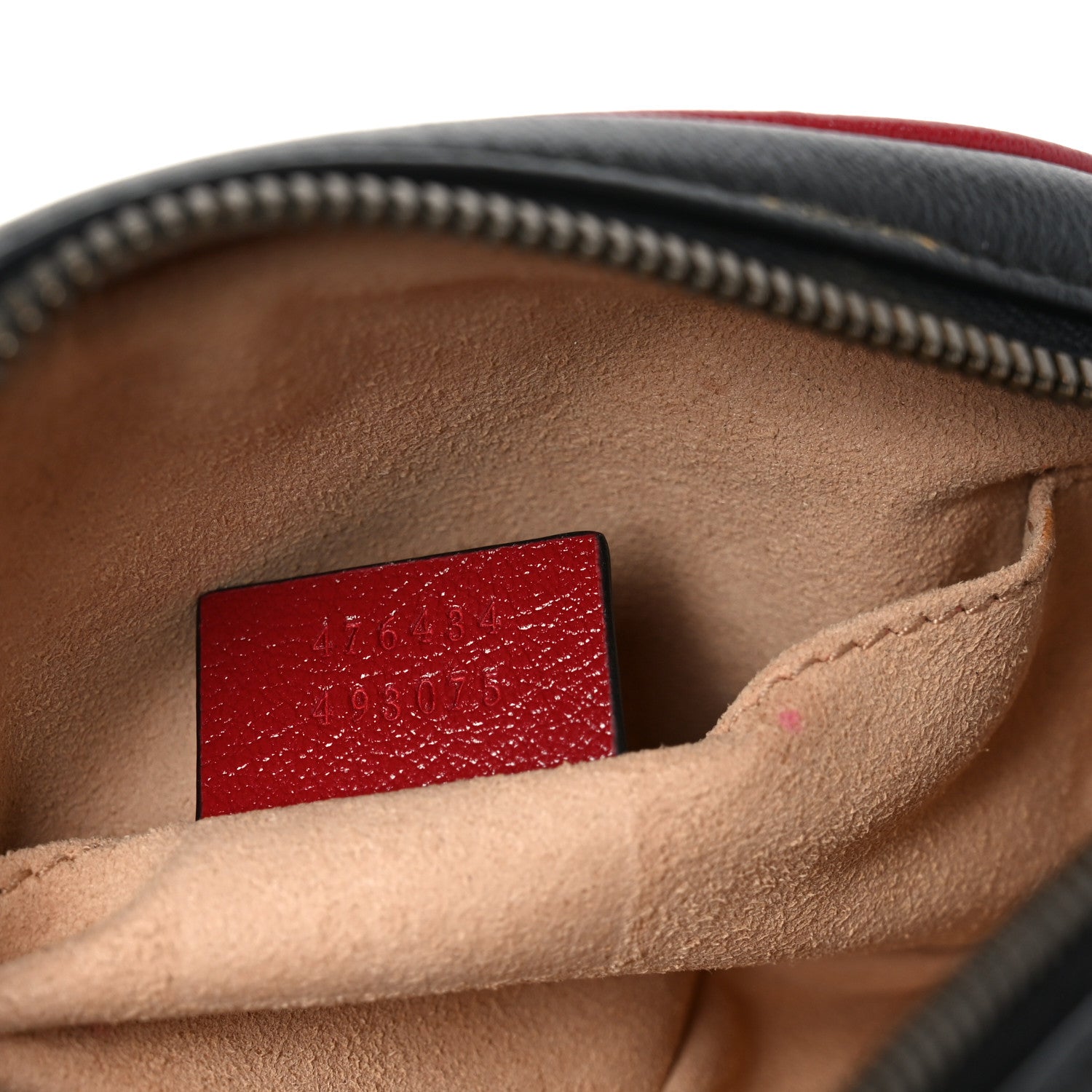 Gucci Azalea Calfskin Matelasse Diagonal Torchon GG Marmont Belt Bag 75 30 Black Romantic Cerise 6 of 9
