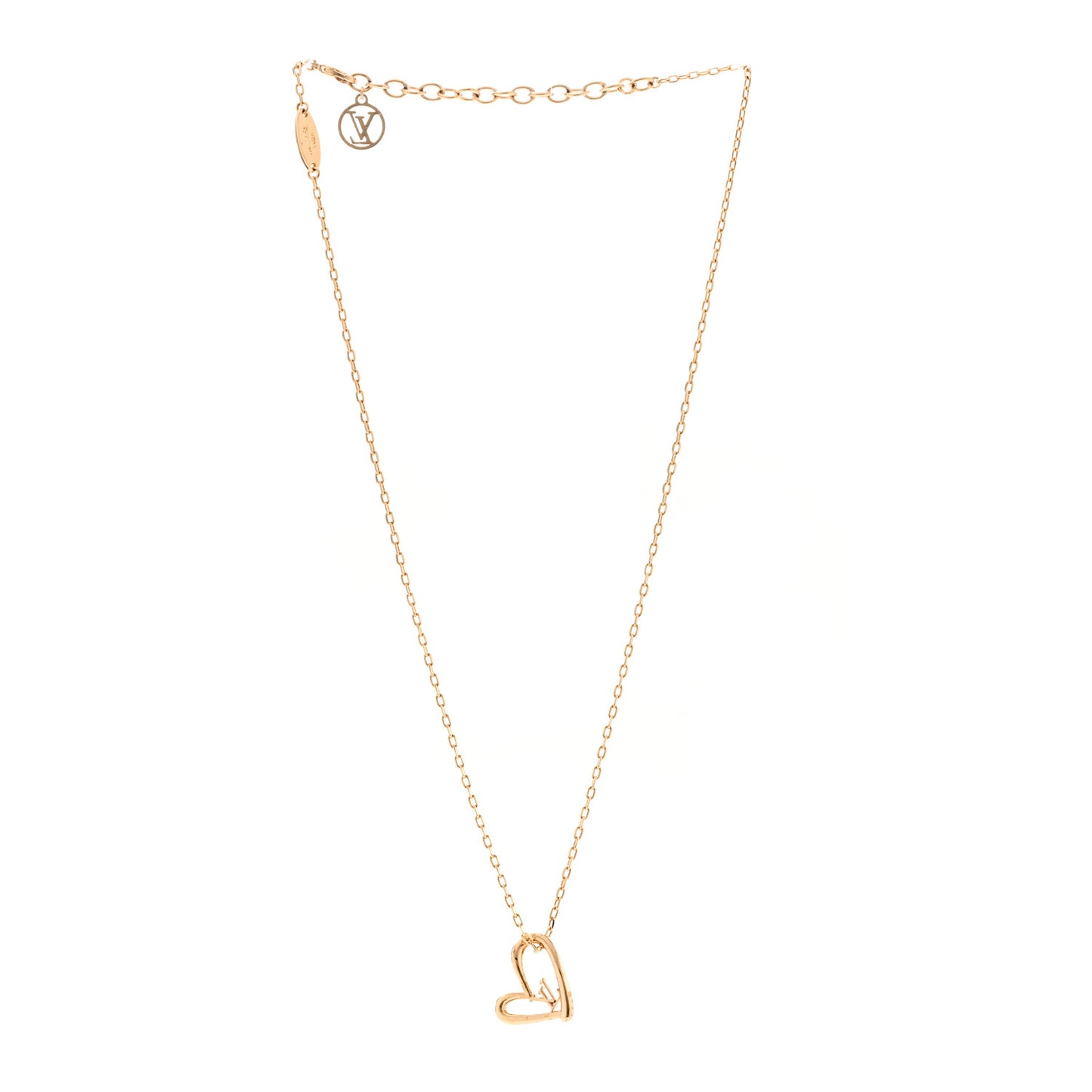 Metal Fall In Love Necklace
