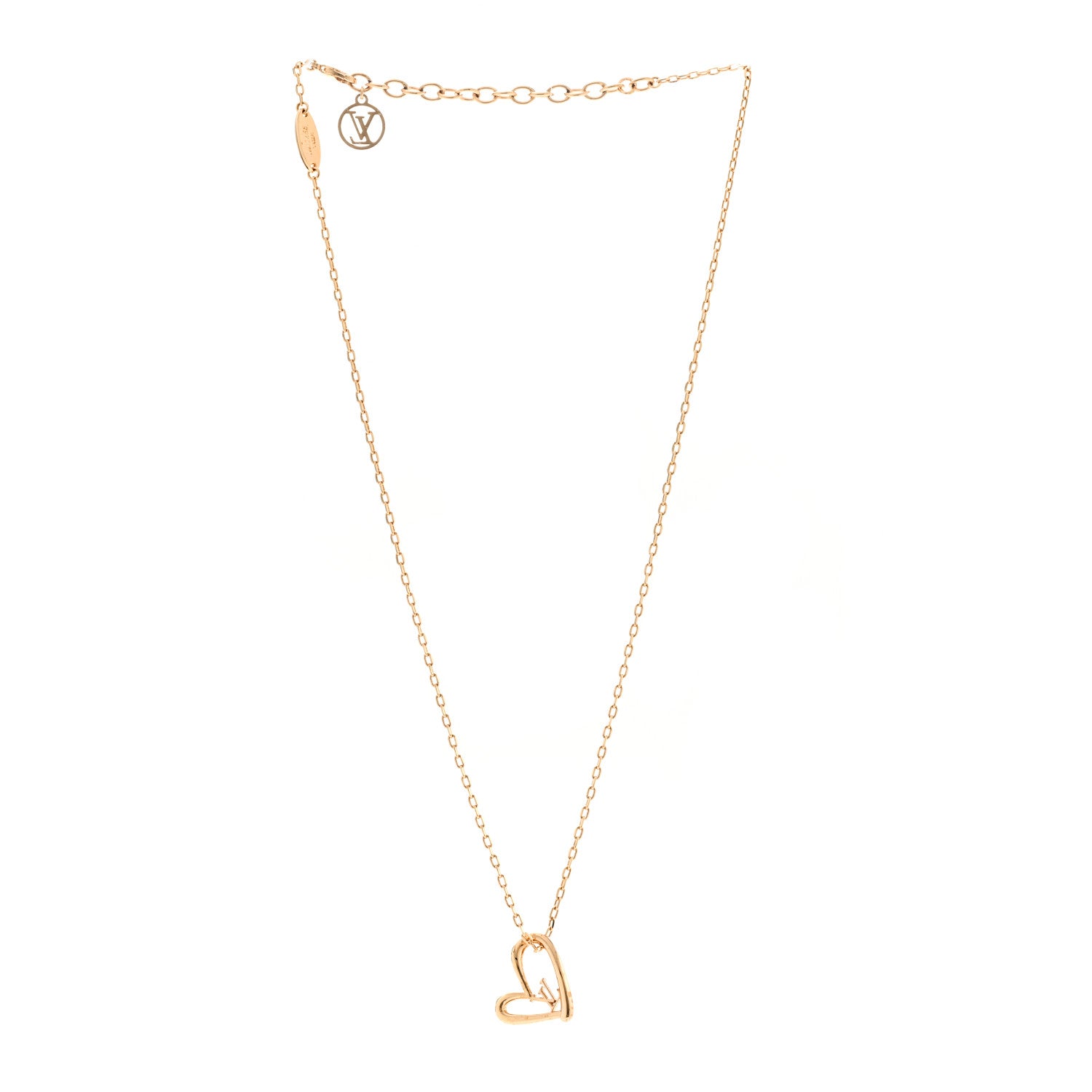 Louis Vuitton Metal Fall In Love Necklace 3 of 6