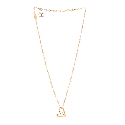 Louis Vuitton Metal Fall In Love Necklace 3 of 6