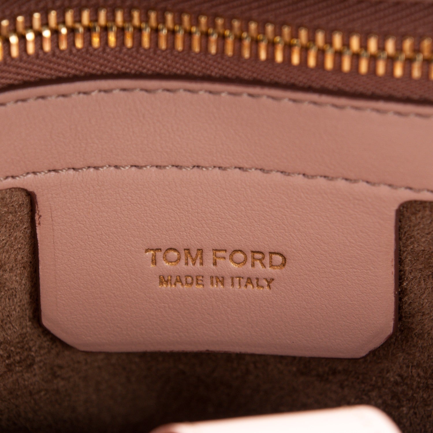Tom Ford Smooth Calfskin Medium Icon Bag Blush Nude 6 of 8