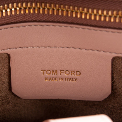 Tom Ford Smooth Calfskin Medium Icon Bag Blush Nude 6 of 8