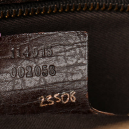 Gucci Monogram Horsebit Chain Flap Shoulder Bag Brown 7 of 12