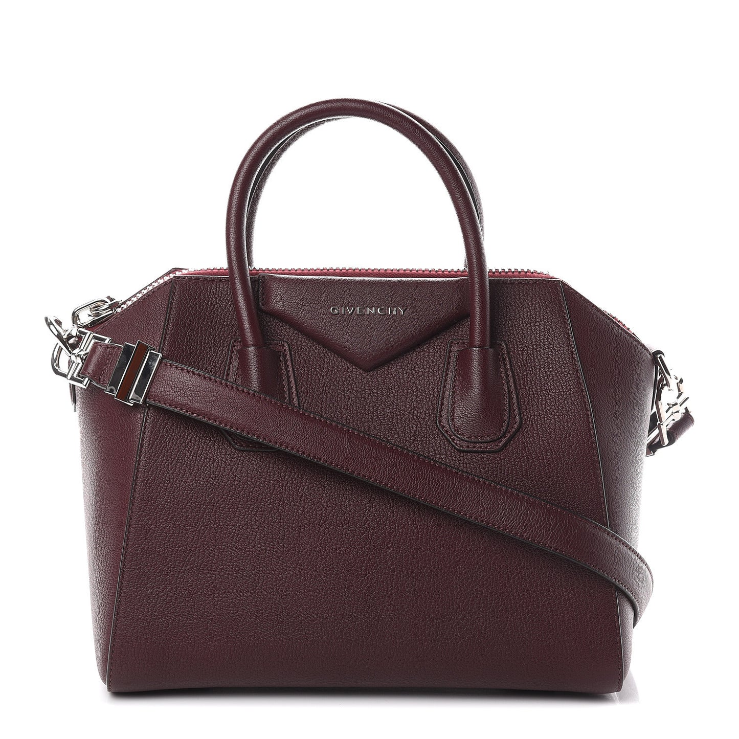 Sugar Goatskin Small Antigona Aubergine