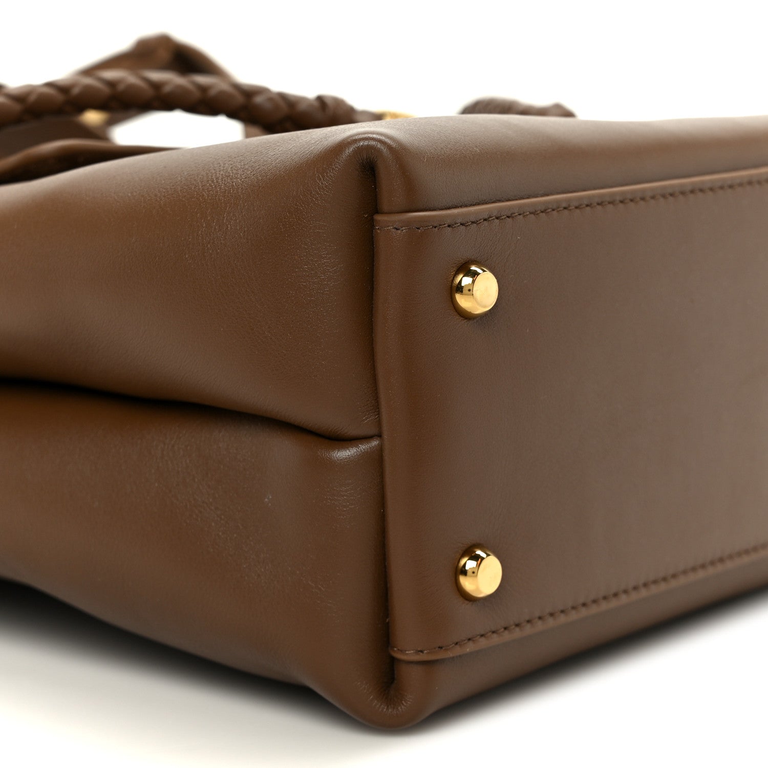 Bottega Veneta Silky Calfskin Small Ciao Ciao Nocciola 11 of 12