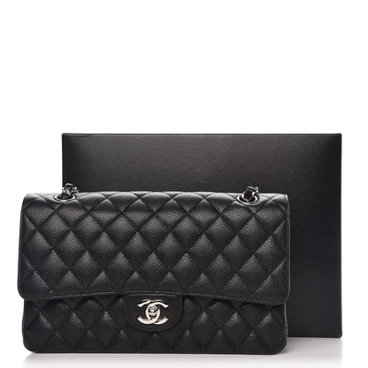 Chanel Caviar Quilted Medium Double Flap Black 8 of 8