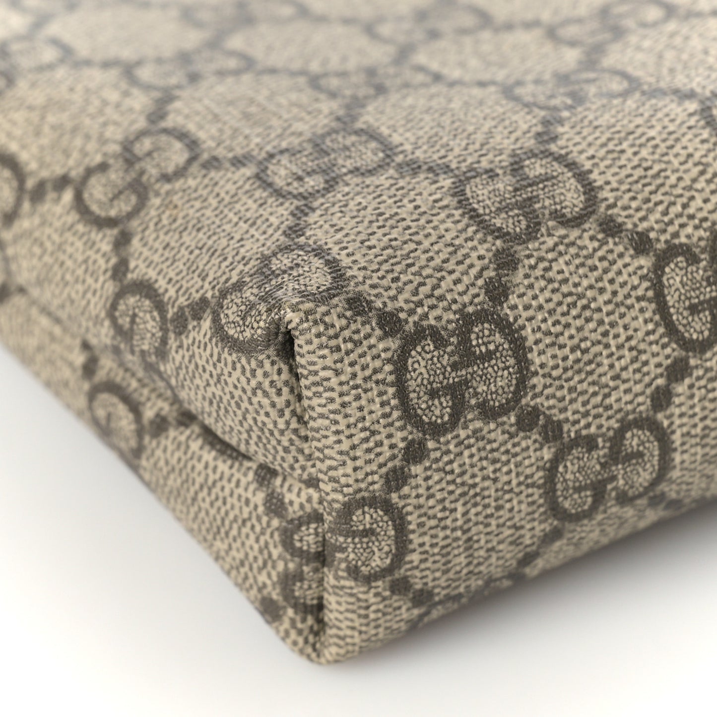 GG Supreme Monogram Web Messenger Bag Black