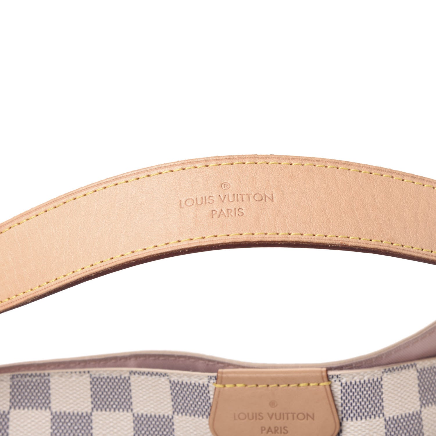 Louis Vuitton Damier Azur Graceful MM Rose Ballerine 7 of 11