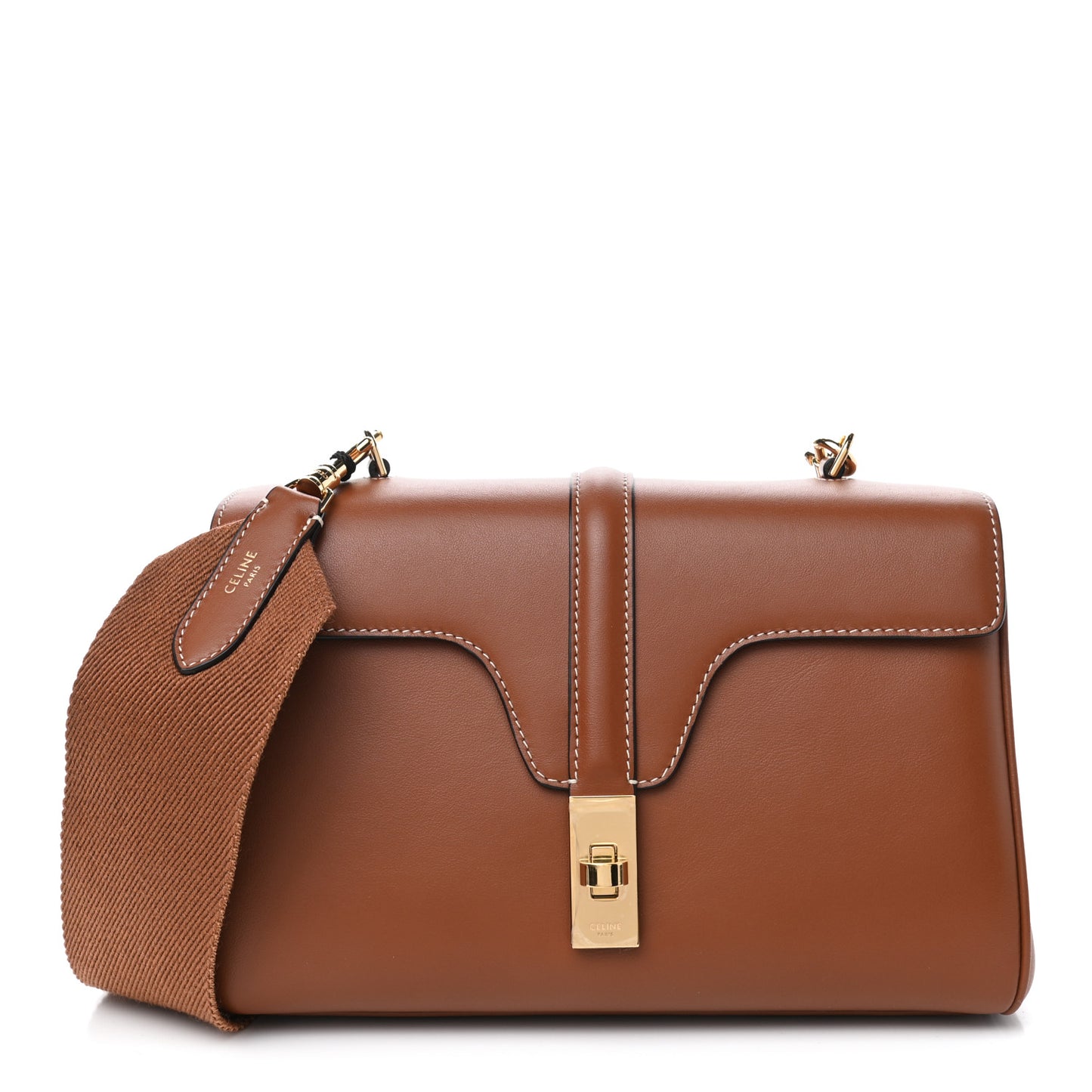 Smooth Calfskin Teen Soft 16 Shoulder Bag Tan