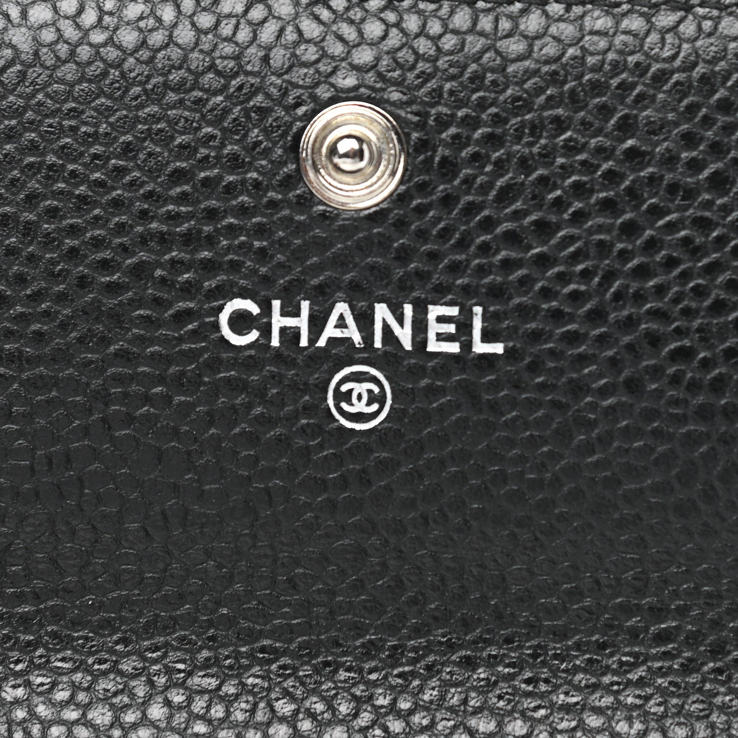 Chanel Caviar Quilted Large Gusset Flap Wallet Black 6 of 9