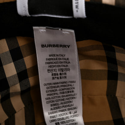 Burberry Cotton Gabardine Bucket Hat L Black 9 of 10