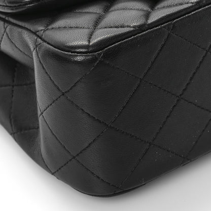 Chanel Lambskin Quilted Mini Square Flap Black 8 of 10