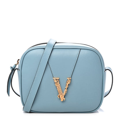 Versace Nappa Virtus Camera Bag Blue 1 of 9