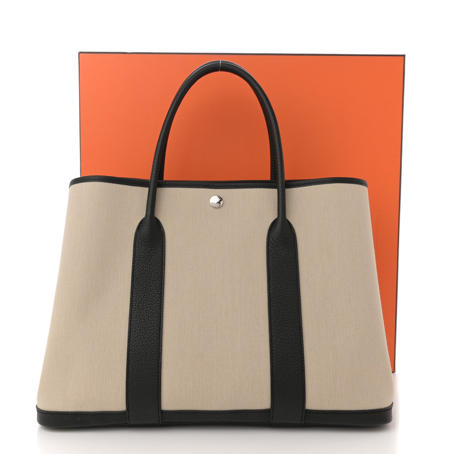 Twill D Negonda Garden Party 36 MM Tote Beton Black