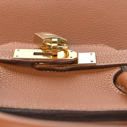 Hermes Taurillon Clemence Birkin 35 Gold 25 of 40