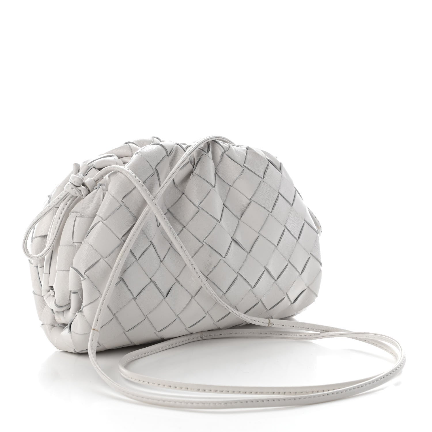 Bottega Veneta Nappa Intrecciato The Mini Pouch Chalk 2 of 9