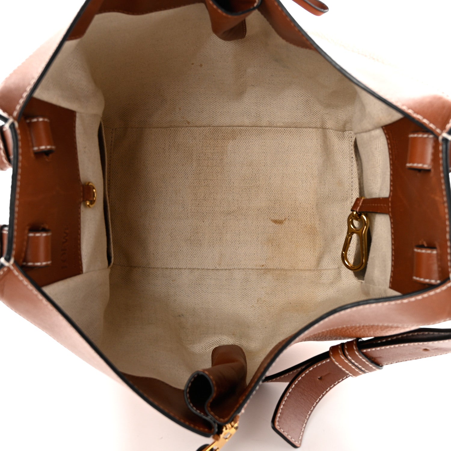 Loewe Grained Calfskin Medium Hammock Shoulder Bag Tan 5 of 24