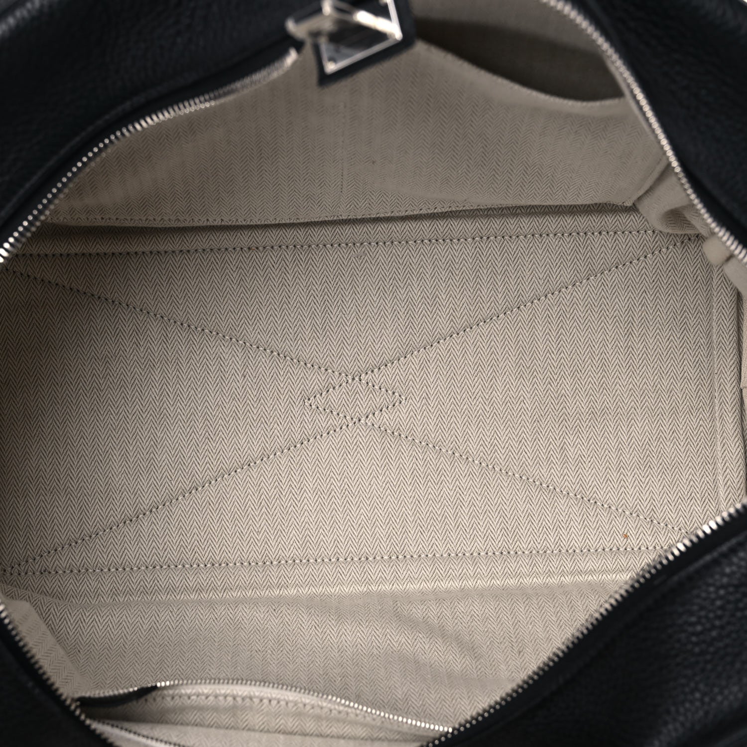 Hermes Taurillon Clemence Victoria II 35 Black 5 of 10
