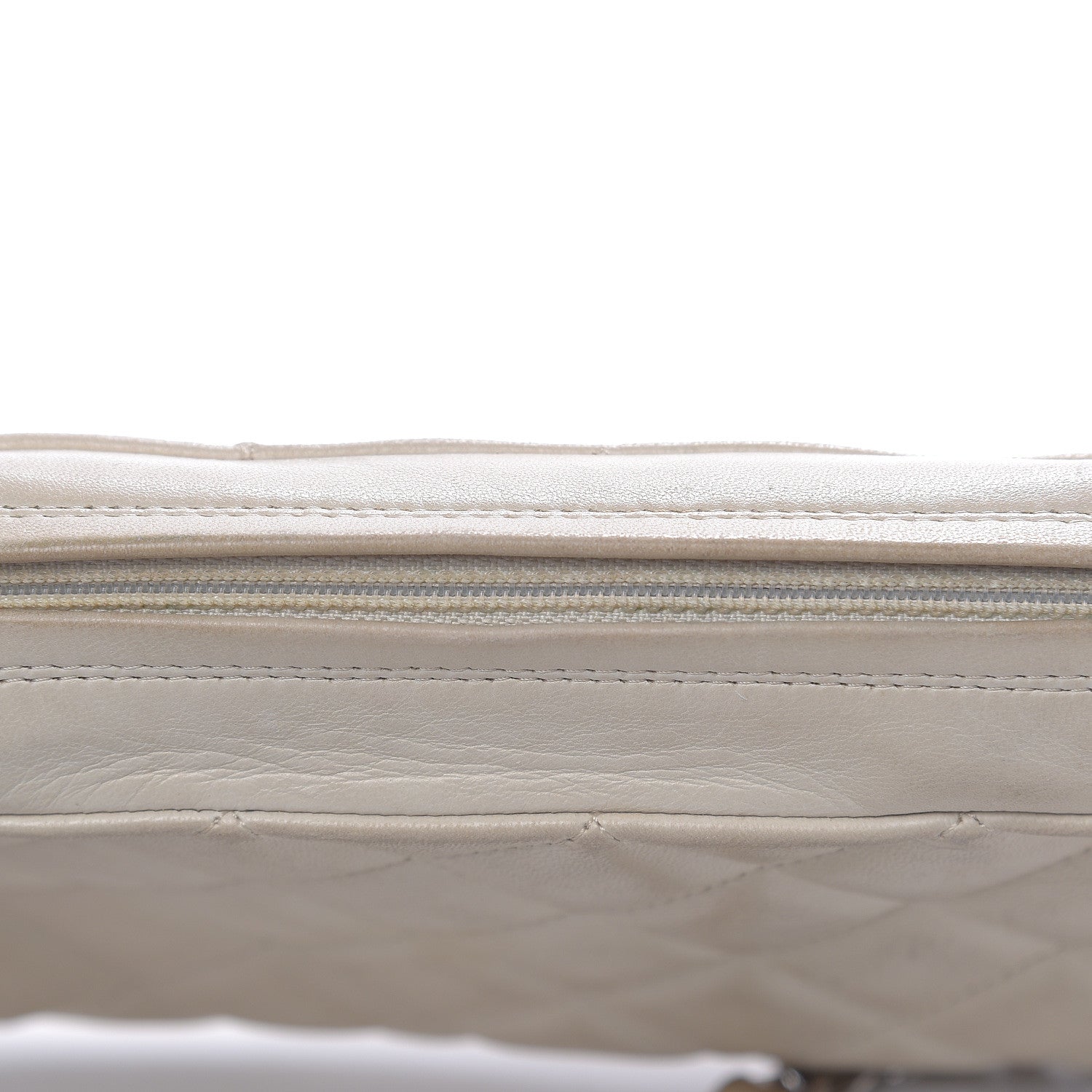 Chanel Lambskin Quilted Timeless Camera Case White 17 of 19