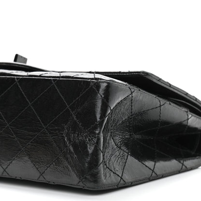 Chanel Glazed Calfskin Quilted 2.55 Reissue 226 Flap So Black 6 of 13