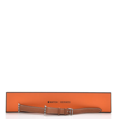 Hermes Barenia 38mm Apple Watch Double Tour Band Fauve 7 of 7