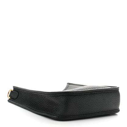 Hermes Taurillon Clemence Evelyne TPM Black 4 of 10