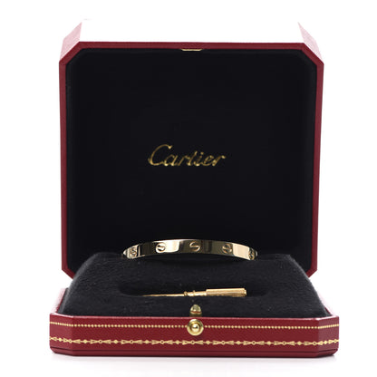 Cartier 18K Yellow Gold LOVE Bracelet 17 7 of 7