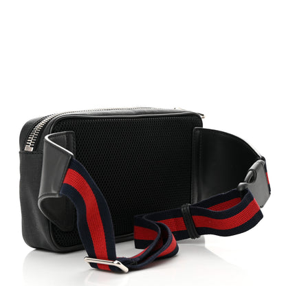 Gucci Soft GG Supreme Monogram Web Belt Bag Black Grey 3 of 13