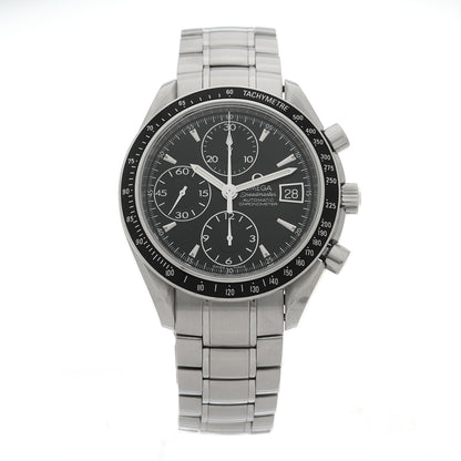 Omega Stainless Steel 40mm Speedmaster Date Chronograph Automatic Watch Black 3210.50.00 1 of 4